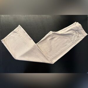 Zara Women's Cream Straight Leg Pants